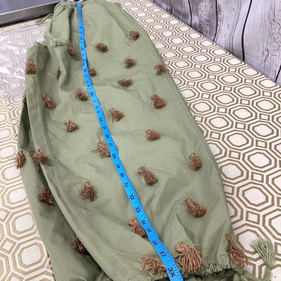 NWT - Tory Burch Raffia Poplin Drawstring Pant, 8 - Picture 7 of 7